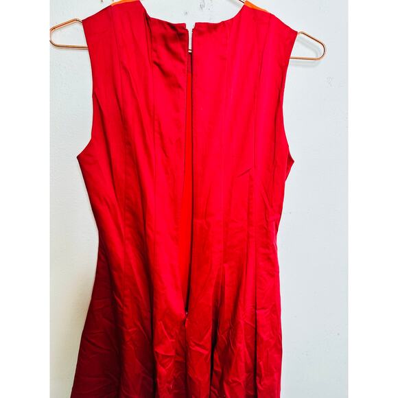 ROKSANDA X RTR Pink Orange Sleeveless Crewneck Colorblock Midi Dress Size 4 - Picture 13 of 16